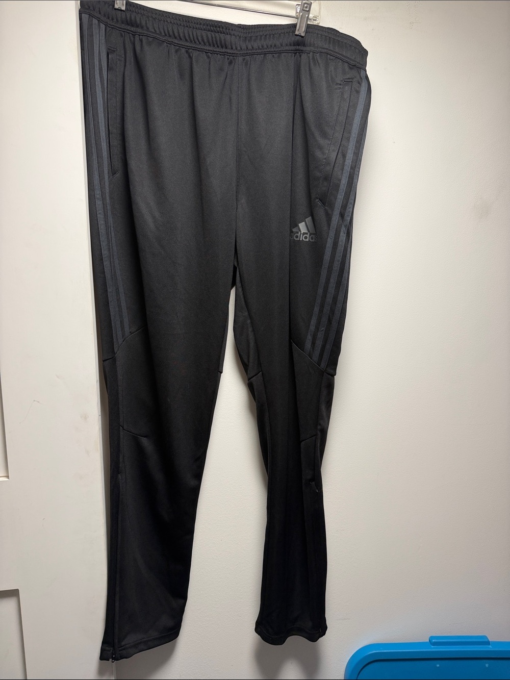 adidas Black Women’s Three-Stripe Training Joggers 2X